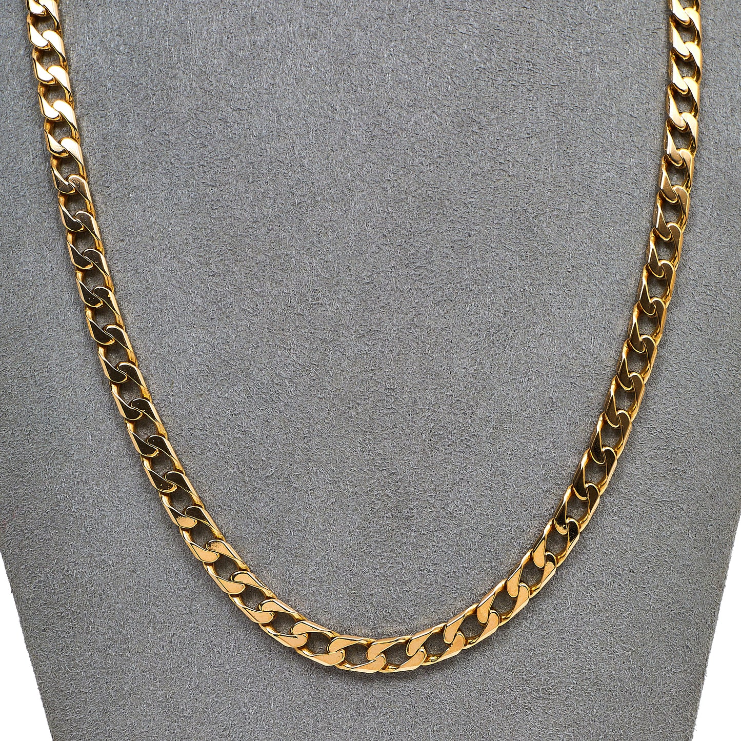 Pre-Owned 9ct Gold Curb Chain Necklace 20 Inch