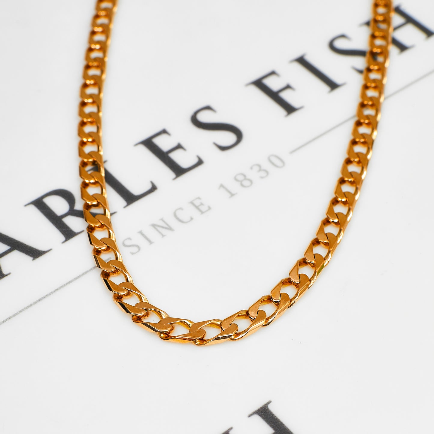 Pre-Owned 9ct Gold Curb Chain Necklace 20 Inch