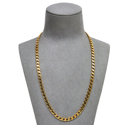 Pre-Owned 9ct Gold Curb Chain Necklace 20 Inch
