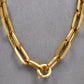 Pre-Owned 18ct Gold Oval link Necklace 20 Inch