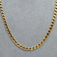 Pre-Owned 18ct Gold Curb Chain Necklace 17 Inch