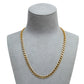 Pre-Owned 18ct Gold Curb Chain Necklace 17 Inch