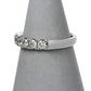 Pre-Owned 18ct White Gold 10 Diamond Half Eternity Ring