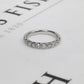 Pre-Owned 18ct White Gold 10 Diamond Half Eternity Ring