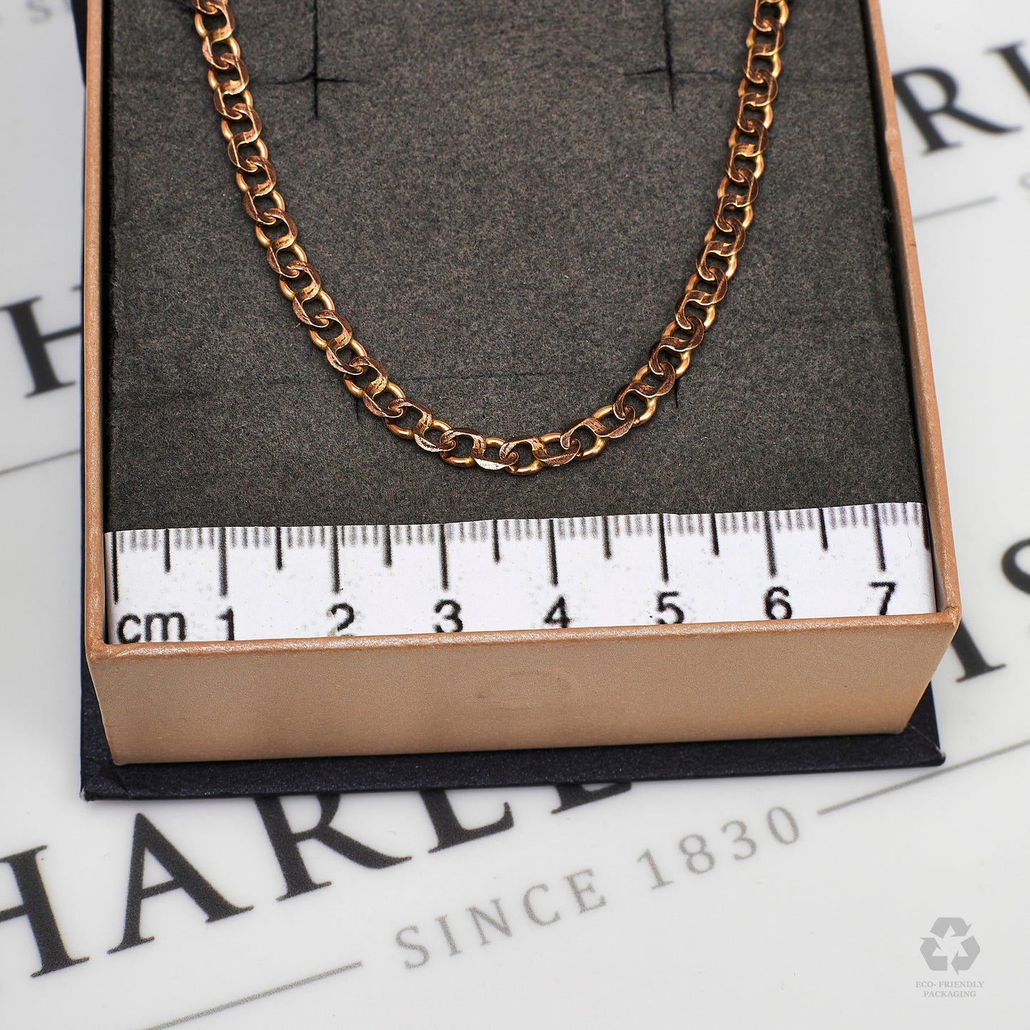 Pre-Owned 9ct Gold Curb Chain Necklace 24 Inch