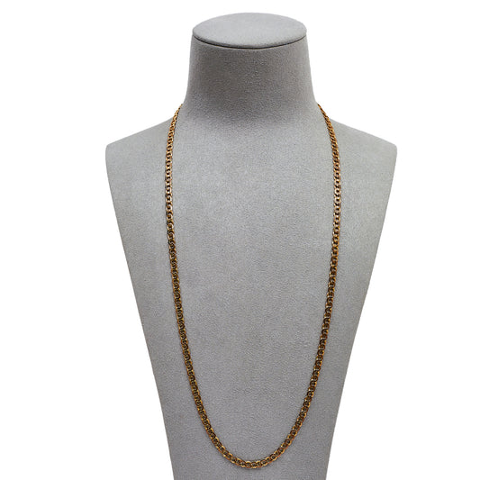 Pre-Owned 9ct Gold Curb Chain Necklace 24 Inch