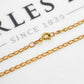 Pre-Owned 9ct Gold Curb Chain Necklace 22 Inch