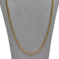 Pre-Owned 9ct Gold Curb Chain Necklace 25 Inch