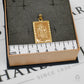 Pre-Owned 9ct Gold Rectangle St Christopher Pendant