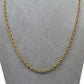 Pre-Owned 9ct Gold Belcher Chain Necklace 22 Inch