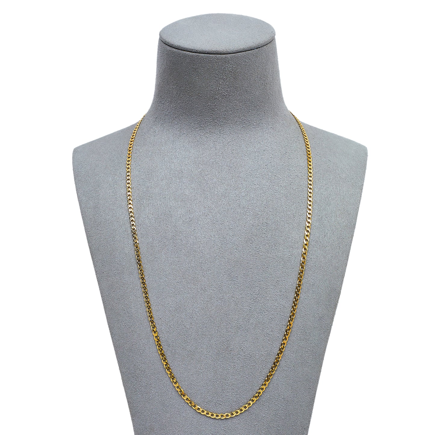 Pre-Owned 9ct Gold Curb Chain Necklace 20 Inch