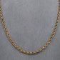 Pre-Owned 9ct Gold Belcher Chain Necklace 20 Inch