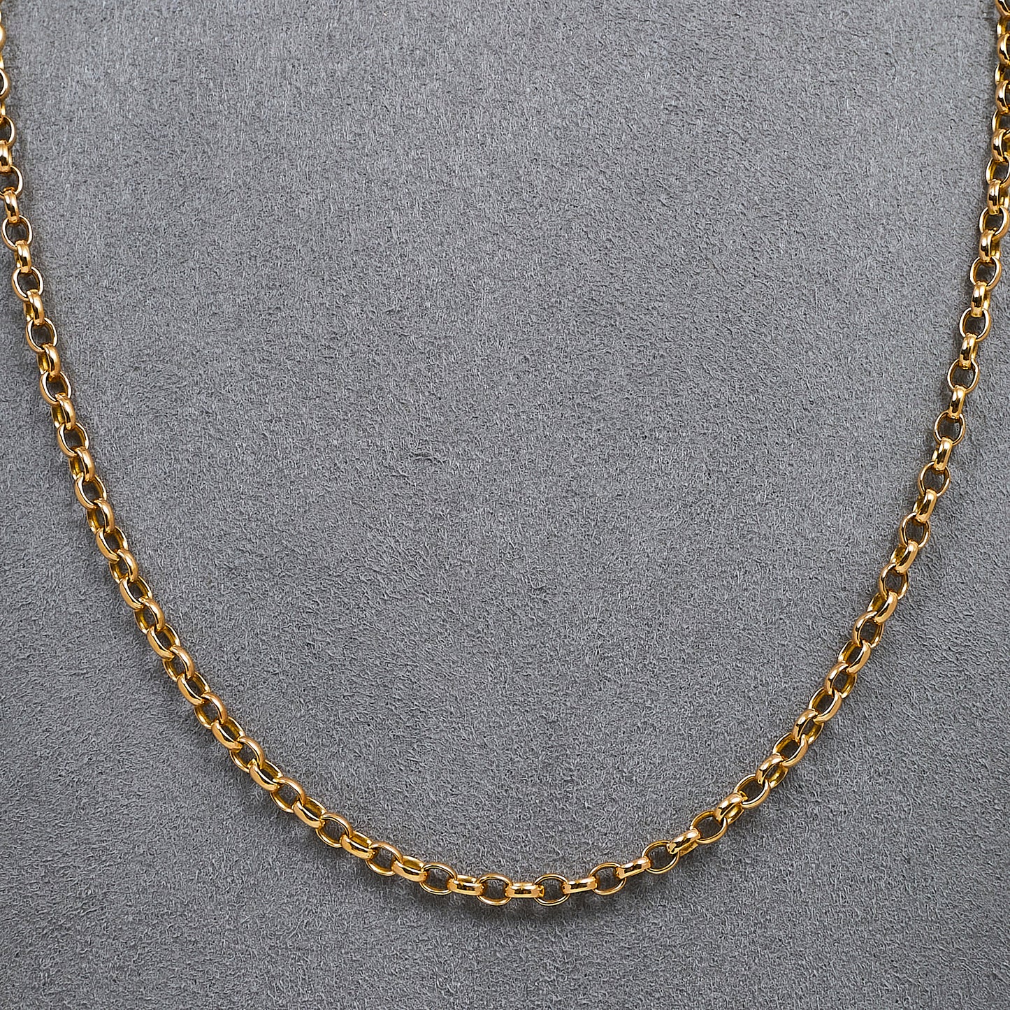 Pre-Owned 9ct Gold Belcher Chain Necklace 20 Inch