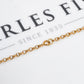 Pre-Owned 9ct Gold Belcher Chain Necklace 20 Inch