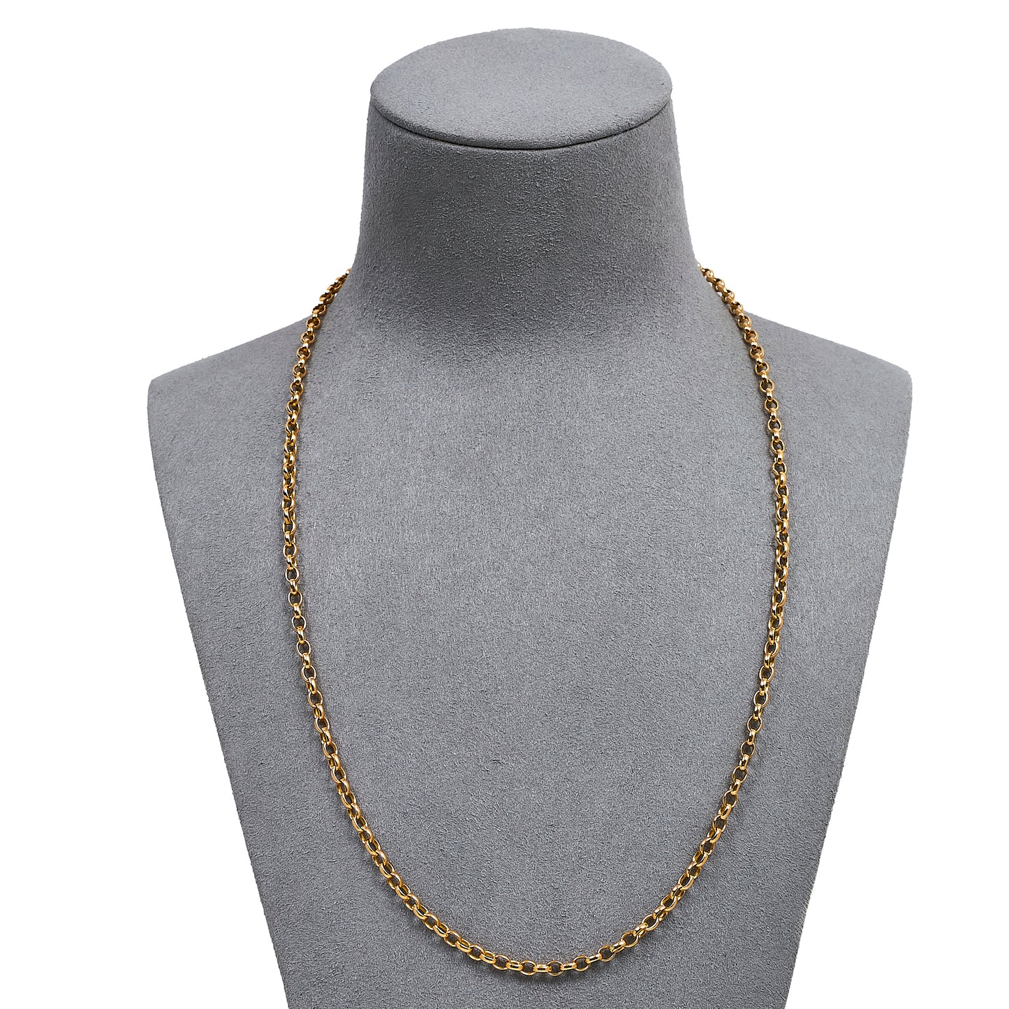 Pre-Owned 9ct Gold Belcher Chain Necklace 20 Inch
