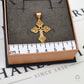 Pre-Owned 14ct Gold 2 Tone Crucifix Pendant