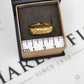 Pre-Owned 9ct Gold Twist Band Ring Size S