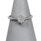 Pre-Owned 9ct White Gold Illusion Set Diamond Ring Size L