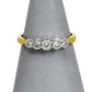 Pre-Owned 18ct Gold 5 Diamond Dress Ring Size L