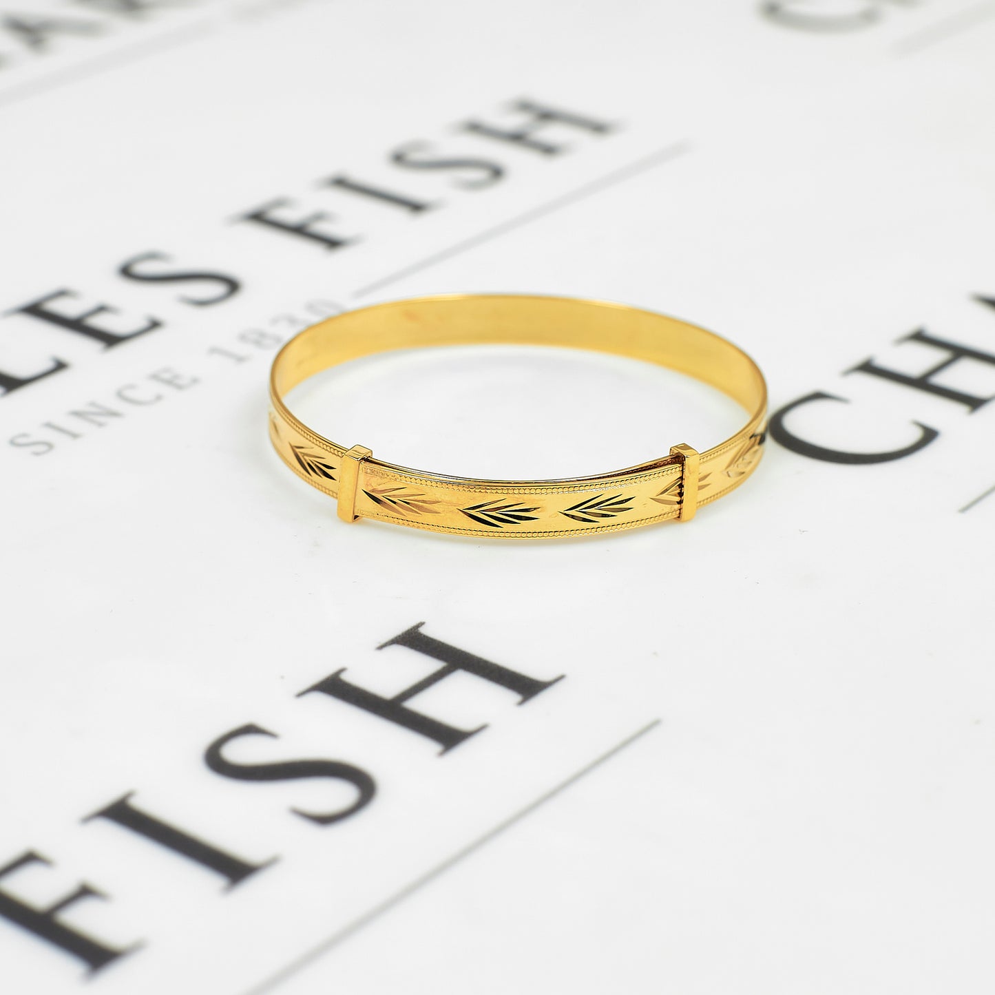 Pre-Owned 9ct Gold Baby Bangle Expandable