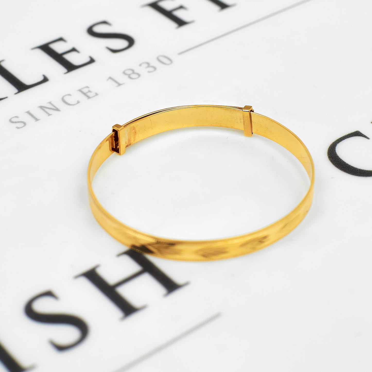 Pre-Owned 9ct Gold Baby Bangle Expandable