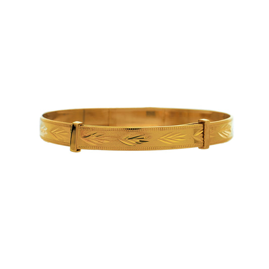Pre-Owned 9ct Gold Baby Bangle Expandable