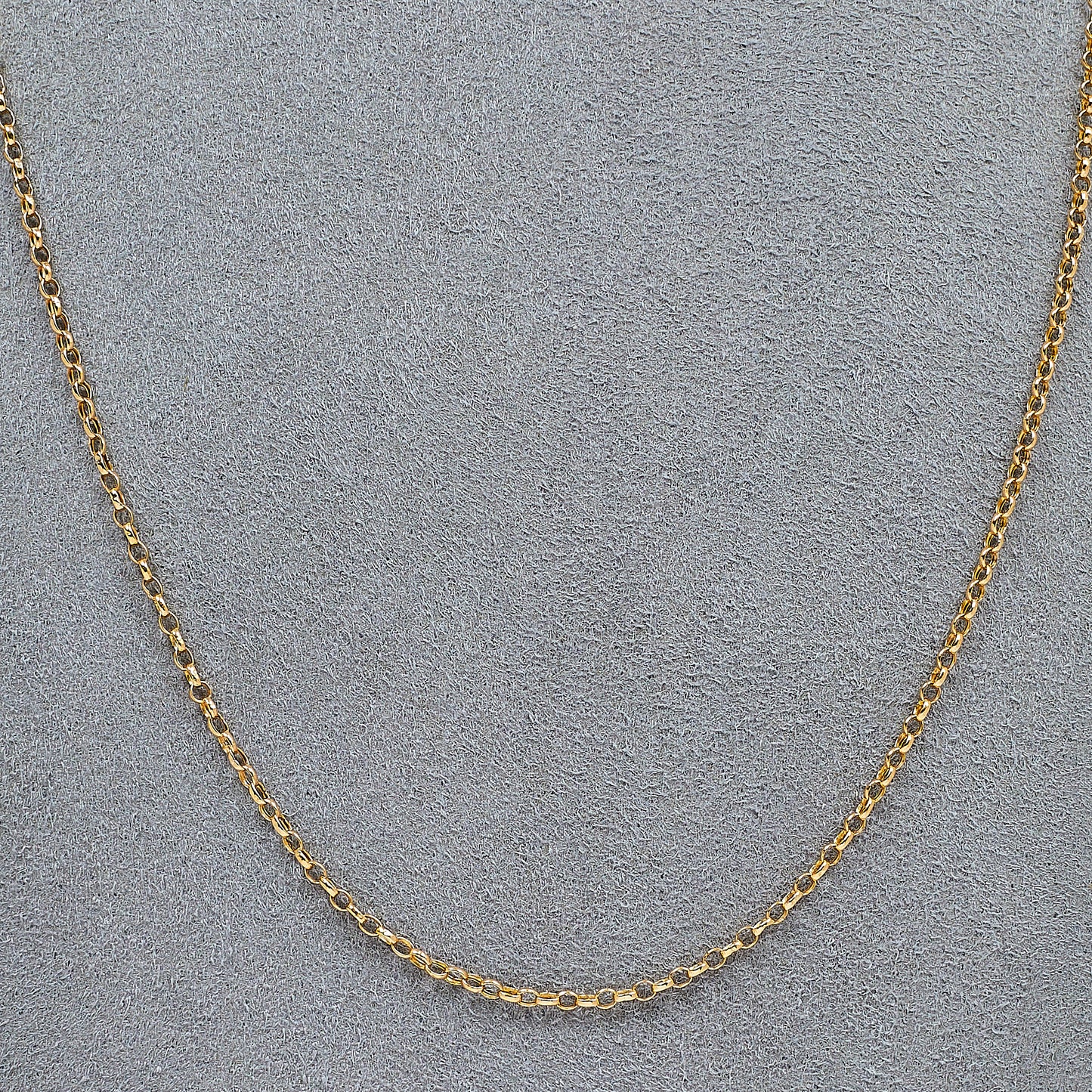 Pre-Owned 9ct Gold Belcher Chain Necklace 20 Inch