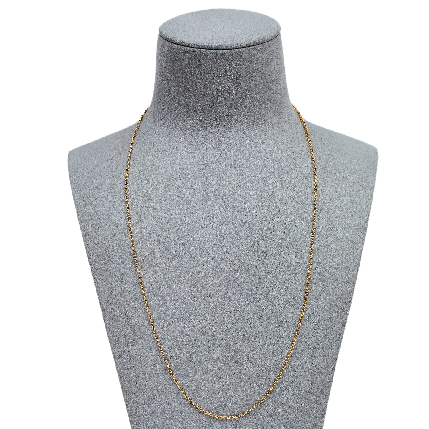 Pre-Owned 9ct Gold Belcher Chain Necklace 20 Inch