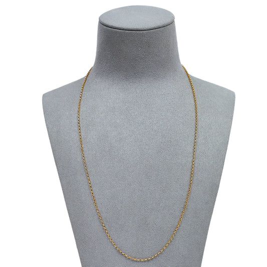 Pre-Owned 9ct Gold Belcher Chain Necklace 20 Inch