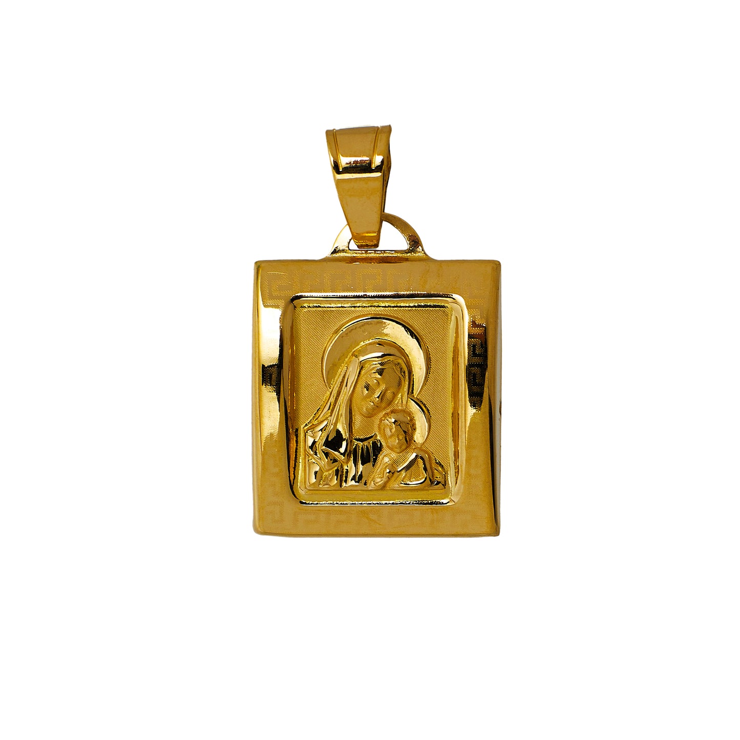 Pre-Owned 18ct Gold Madonna & Child Pendant