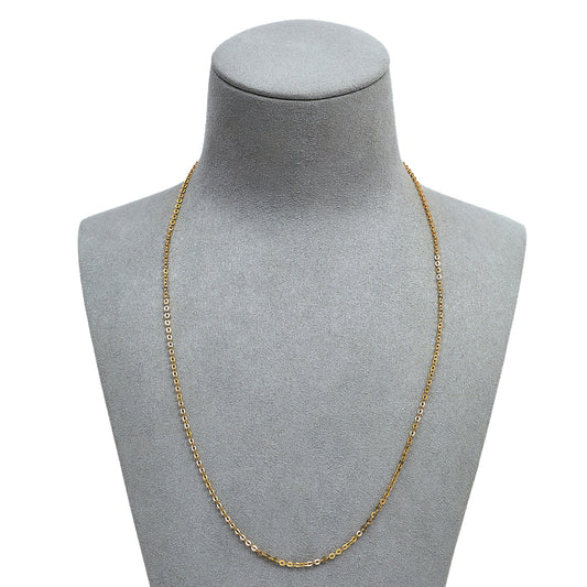 Pre-Owned 18ct Gold Trace Chain Necklace 20 Inch