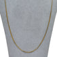Pre-Owned 18ct Gold Box Chain Necklace 24 Inch