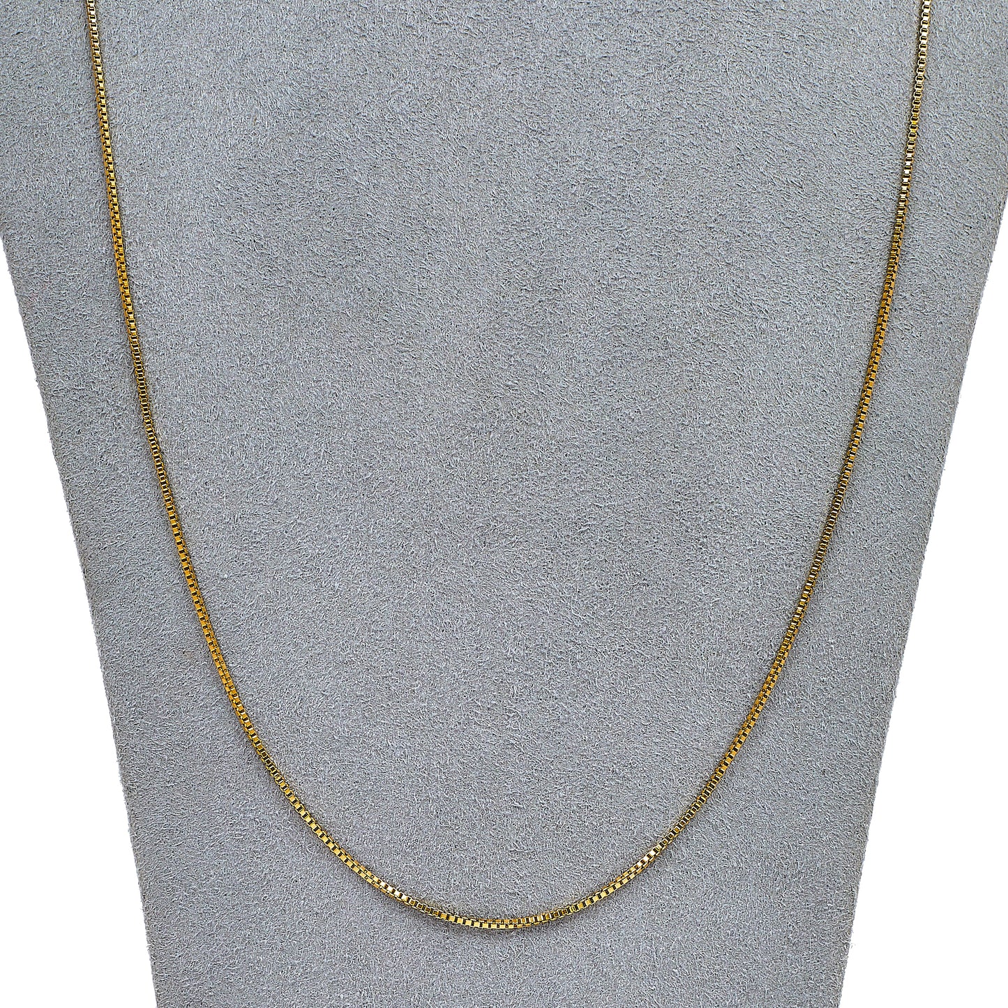 Pre-Owned 18ct Gold Box Chain Necklace 24 Inch