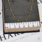 Pre-Owned 18ct Gold Box Chain Necklace 24 Inch