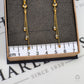 Pre-Owned 14ct Gold 2 Tone Tassel Drop Earrings