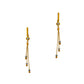 Pre-Owned 14ct Gold 2 Tone Tassel Drop Earrings