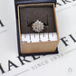 Pre-Owned 9ct Gold CZ Cluster Ring Size I.5