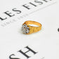 Pre-Owned 18ct Gold Diamond Cluster Ring Size O