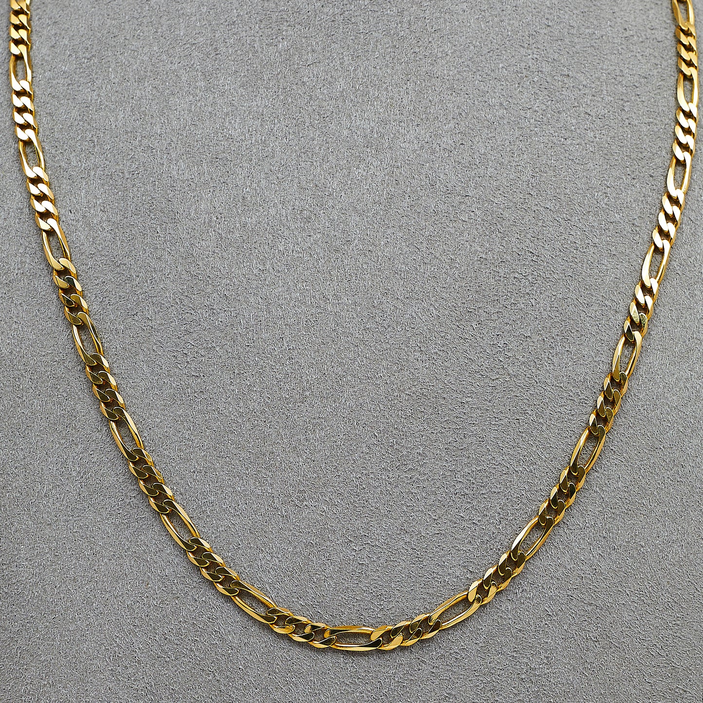 Pre-Owned 9ct Gold Figaro Chain Necklace 18 Inch