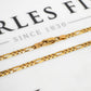 Pre-Owned 9ct Gold Figaro Chain Necklace 18 Inch