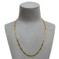 Pre-Owned 9ct Gold Figaro Chain Necklace 18 Inch