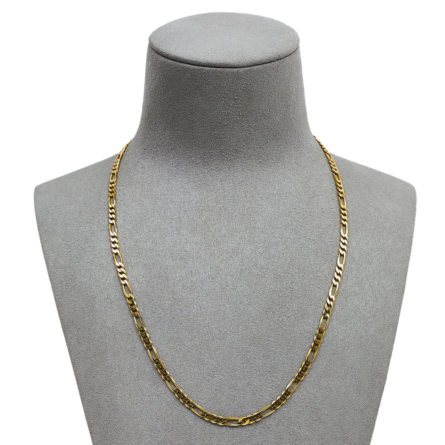 Pre-Owned 9ct Gold Figaro Chain Necklace 18 Inch
