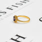 Pre-Owned 14ct Gold Tanzanite & Diamond Cluster Ring Size M