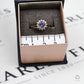 Pre-Owned 14ct Gold Tanzanite & Diamond Cluster Ring Size M