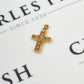Pre-Owned 14ct Gold 2 Tone Crufix Pendant