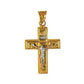 Pre-Owned 14ct Gold 2 Tone Crufix Pendant