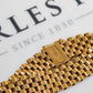Pre-Owned 9ct Gold Watch Link Bracelet 7 Inch