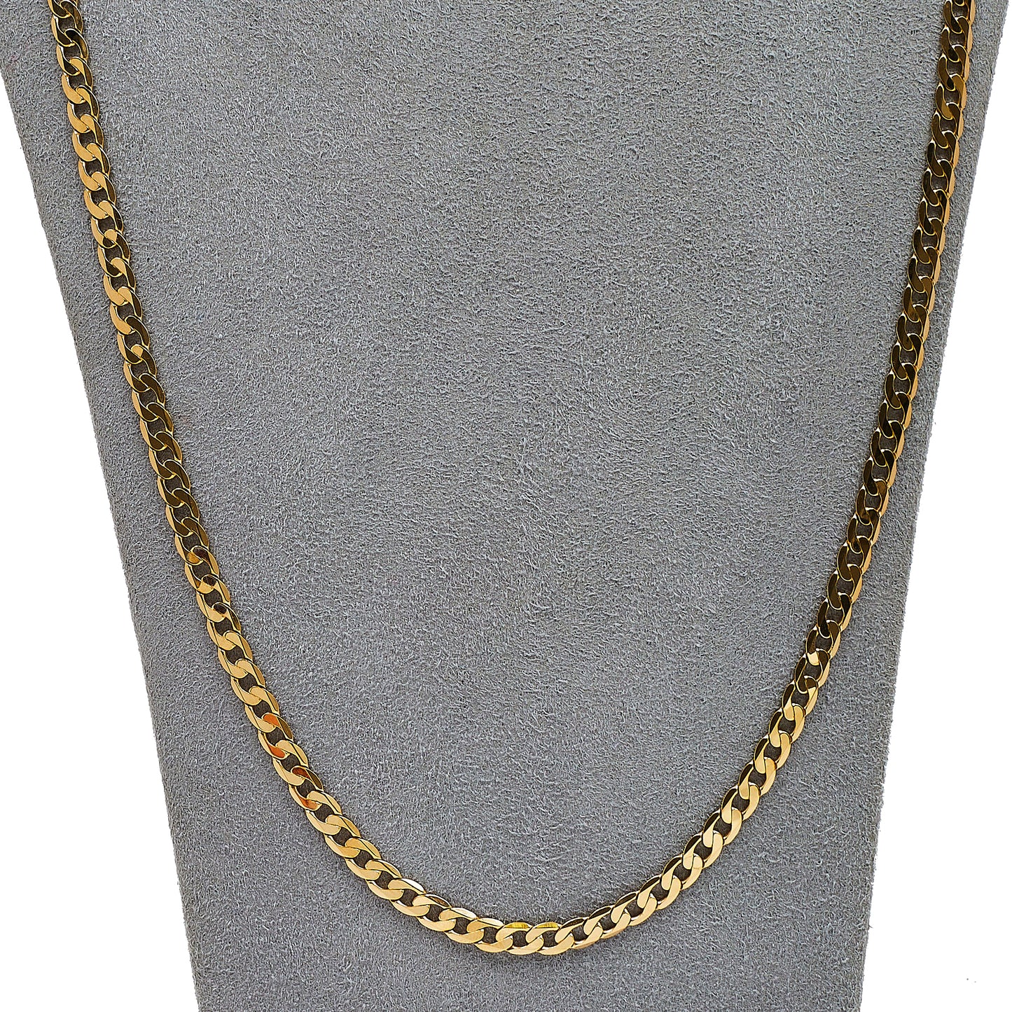 Pre-Owned 9ct Gold Curb Chain Necklace 30 Inch