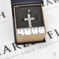 Pre-Owned 9ct White Gold Diamond Set Cross Pendant