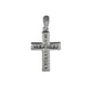 Pre-Owned 9ct White Gold Diamond Set Cross Pendant
